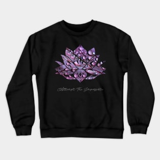 Attempt The Impossible Dark (Audio Drama) Crewneck Sweatshirt